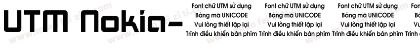 UTM Nokia字体转换